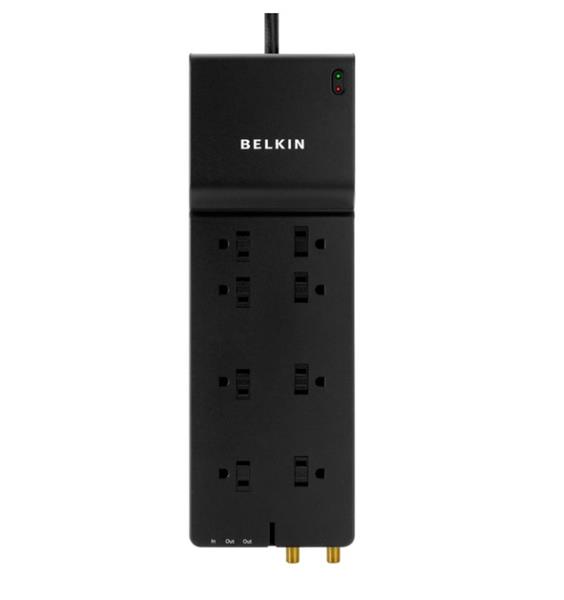 BELKIN SurgeMaster Surge Protector - 8-Outlets 3550J Gray 6 ft Cord