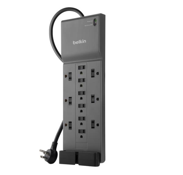 Belkin SurgeMaster Professional 12-Outlets 3,940 Joules 8ft Surge Protector  (SRA009p12tt8)