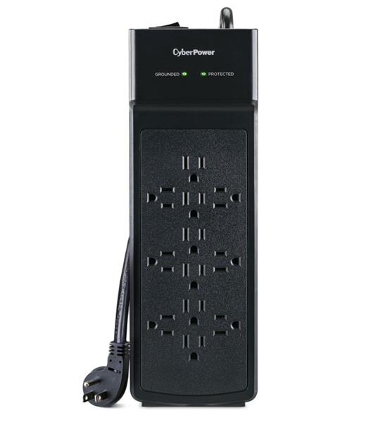 CYBERPOWER B1206 12 outlet surge protector With 3000 joules 6feet cord