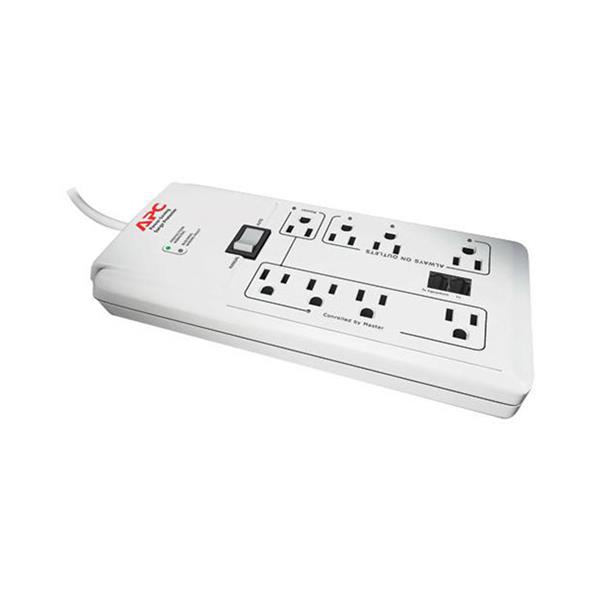 APC P8GT 8 Outlets 120V Power-Saving Home/Office Surge Arrest with Phone Protection