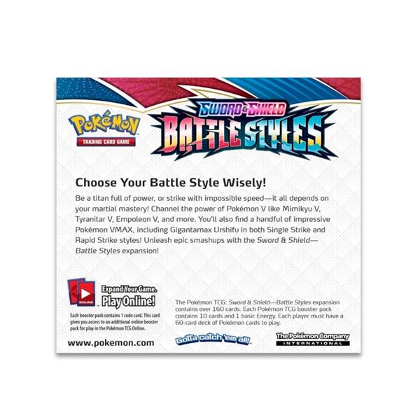 Pokémon TCG: Sword & Shield - BATTLE STYLES Booster Display Box