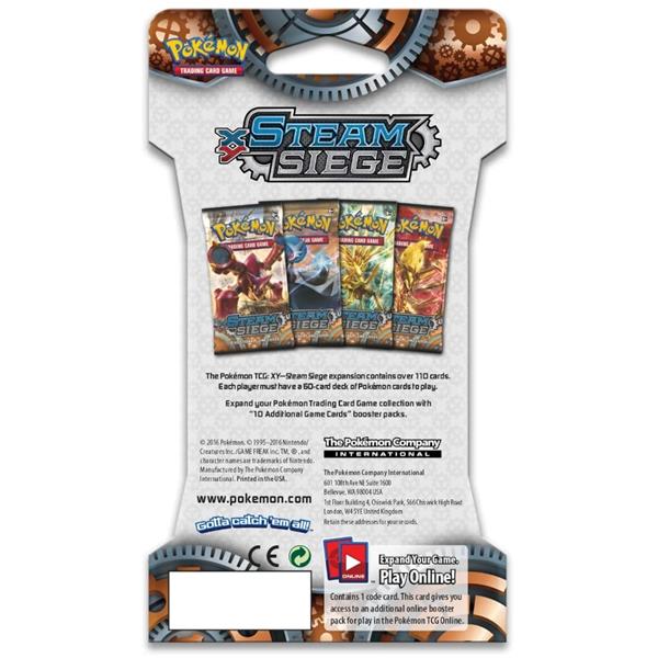 Pokémon TCG: XY - STEAM SIEGE Sleeved Booster Pack (Pokemon Trading Ca