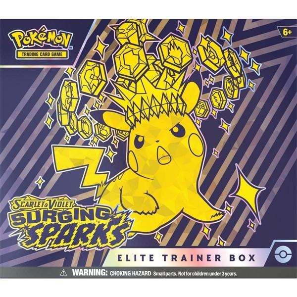 Pokémon TCG: Scarlet & Violet SV08 SURGING SPARKS ELITE TRAINER BOX (Pokemon Trading Cards Game)