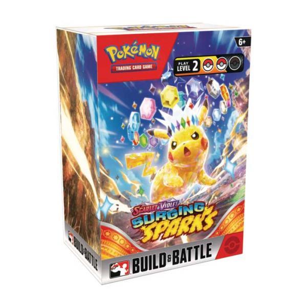 Pokémon TCG: Scarlet & Violet—Surging Sparks Build & Battle Box Display (10x Build & Battle Box) (Pokemon Trading Cards Game)