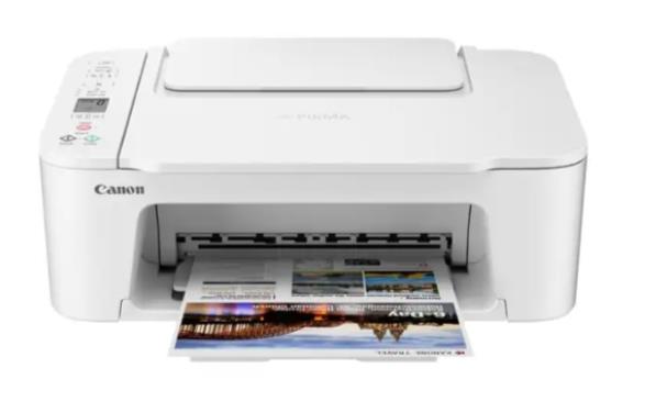 Canon PIXMA TS3720 Wireless 3-in-1 Color Inkjet Printer White