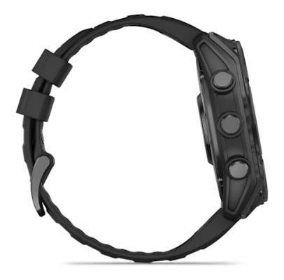 Garmin fenix 8 – 51 mm, AMOLED Slate Gray with Black Silicone Band