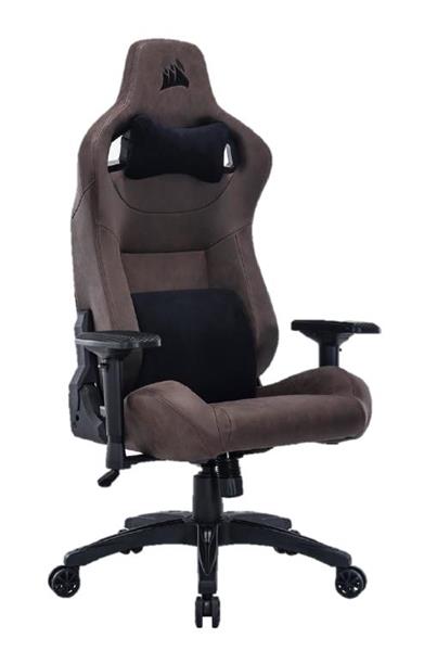 CORSAIR T3 RUSH Fabric Gaming Chair (2023) - Dark Brown(Open Box)