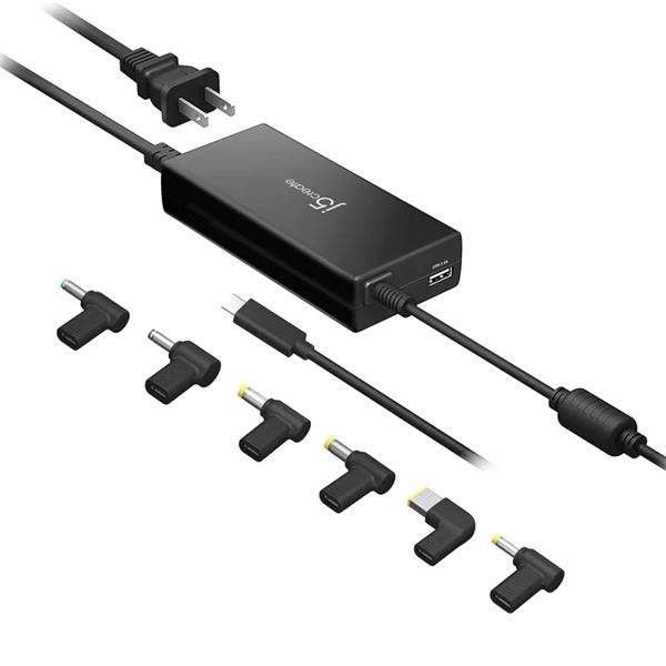 j5create 100W PD USB-C® Super Charger with 6 Types of DC Connector