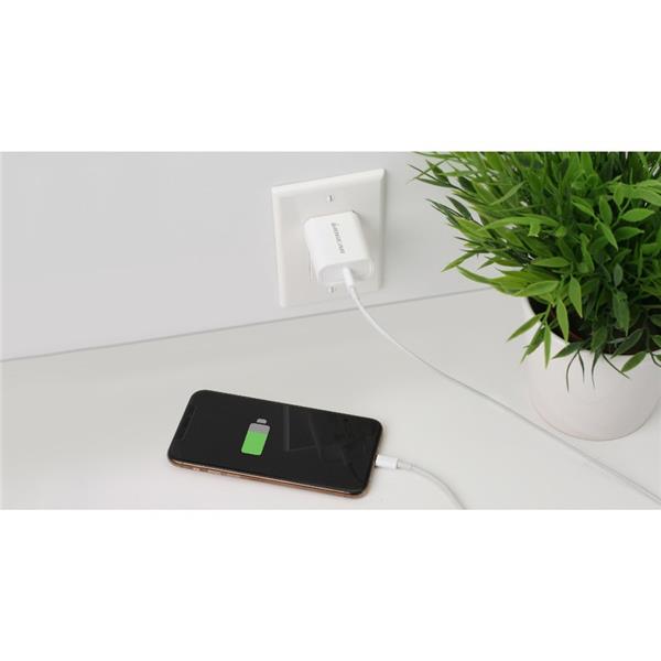 IOGEAR GearPower™ Compact USB-C 20W Charger, 2 Pack