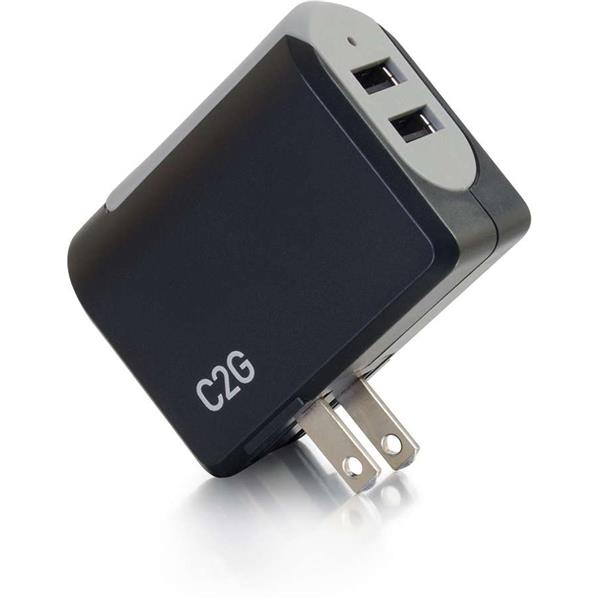 Legrand C2G 2-Port USB Wall Charger - AC Power Adapter