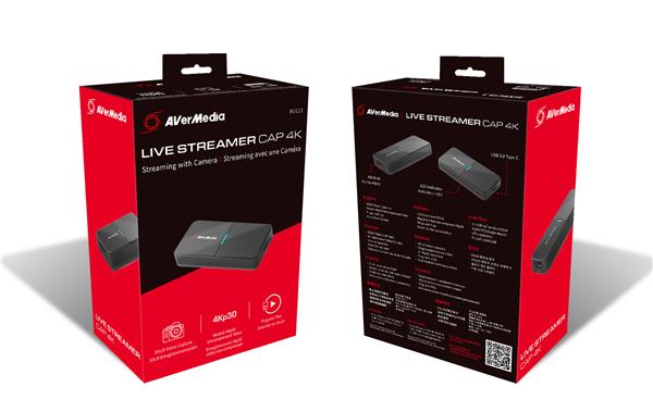 AVerMedia Live Streamer CAP 4K - DSLR Video Capture, Record 4Kp30