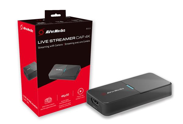 AVerMedia Live Streamer CAP 4K - DSLR Video Capture, Record 4Kp30