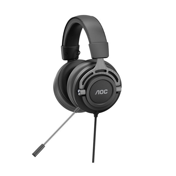 AOC GH200 Gaming Headset with Stereo sound, 3.5mm audio connection and