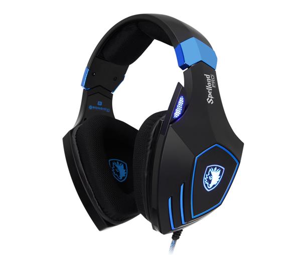 SADES Spellond Pro Gaming Headset, Bongiovi Acoustics DPS(Open Box)