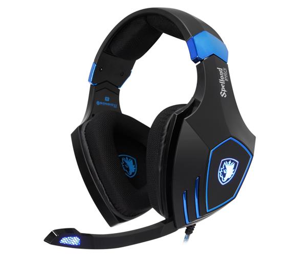 SADES Spellond Pro Gaming Headset, Bongiovi Acoustics DPS(Open Box)