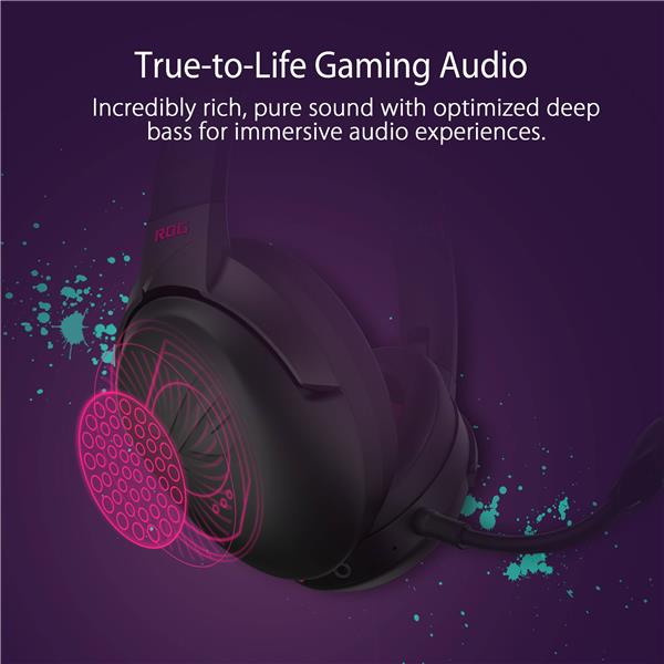 ASUS ROG Strix Go 2.4 Electro Punk Wireless Gaming Headset