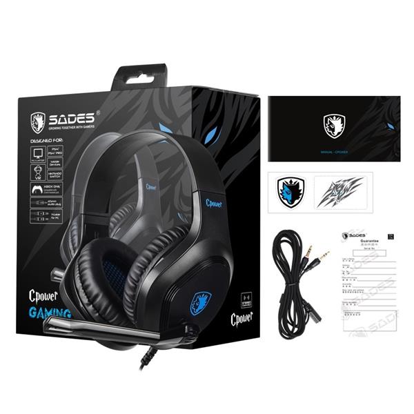 SADES Cpower Multi-platform Gaming Headset with Stereo Sound-(SA-716)