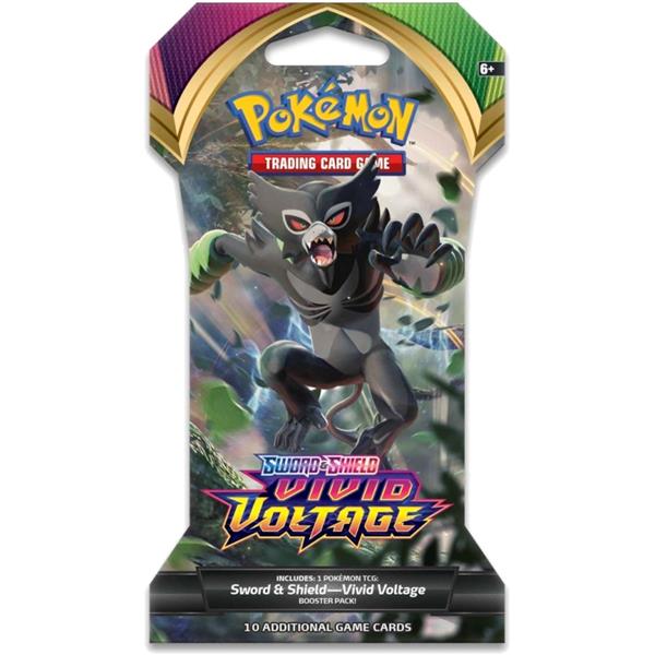 Pokémon TCG: Sword & Shield - VIVID VOLTAGE Sleeved Booster Pack