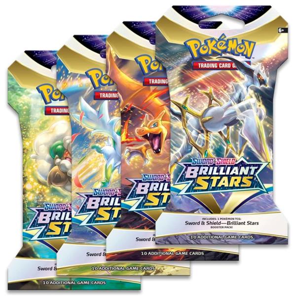 Pokémon TCG: Sword & Shield - BRILLIANT STARS Sleeved Booster Pack