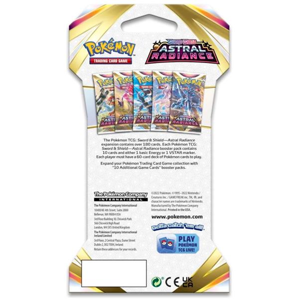 Pokémon TCG: Sword & Shield - ASTRAL RADIANCE Sleeved Booster Pack
