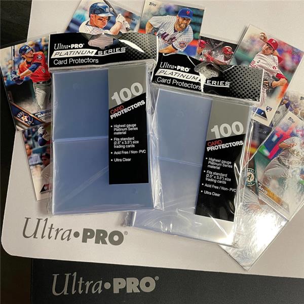 Ultra PRO PLATINUM Series Card Sleeves (100-Pack) | Standard Size