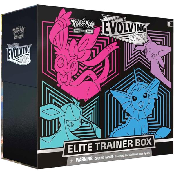 Pokémon TCG: Sword & Shield - EVOLVING SKIES Elite Trainer Box (Styles
