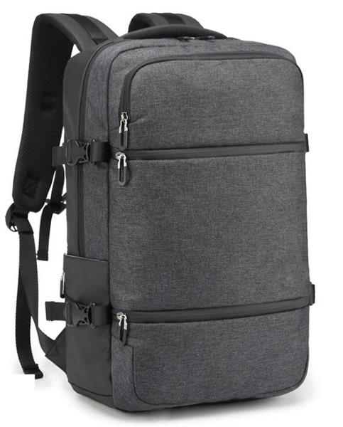 KINGSLONG 15.6" Travel Laptop Backpack with USB Port, Black