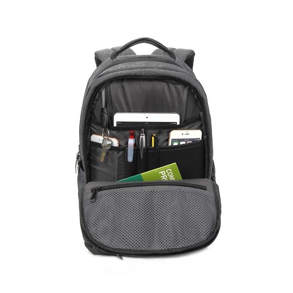 KINGSLONG 15.6" Laptop Backpack with USB Port, Black