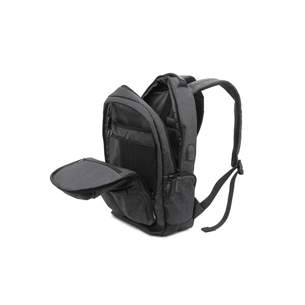 KINGSLONG 15.6" Laptop Backpack with USB Port, Black