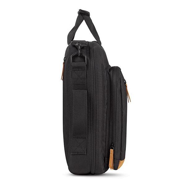 SOLO DUANE 15.6 HYBRID LAPTOP BACKPACK/ BRIEFCASE - BLACK/TAN