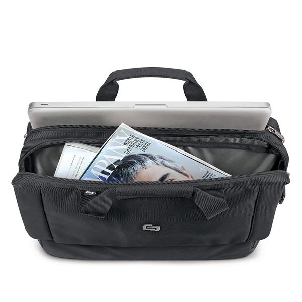 SOLO New York Chrysler 17.3" Laptop Briefcase, Black