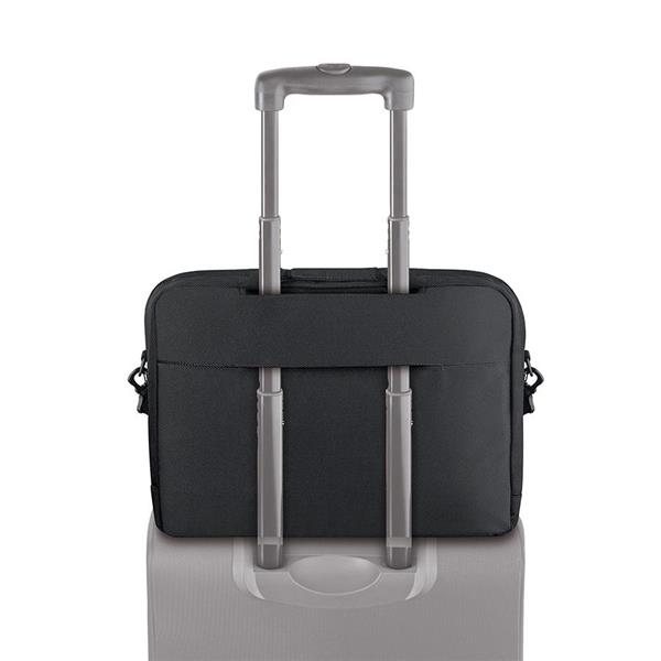 SOLO New York Chrysler 17.3" Laptop Briefcase, Black