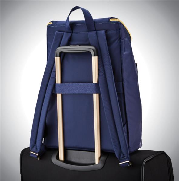 Samsonite Deluxe Backpack, fits 15.6" Laptop, Navy Blue