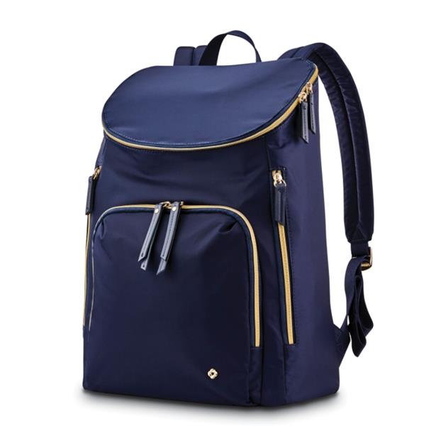 Samsonite Deluxe Backpack, fits 15.6" Laptop, Navy Blue