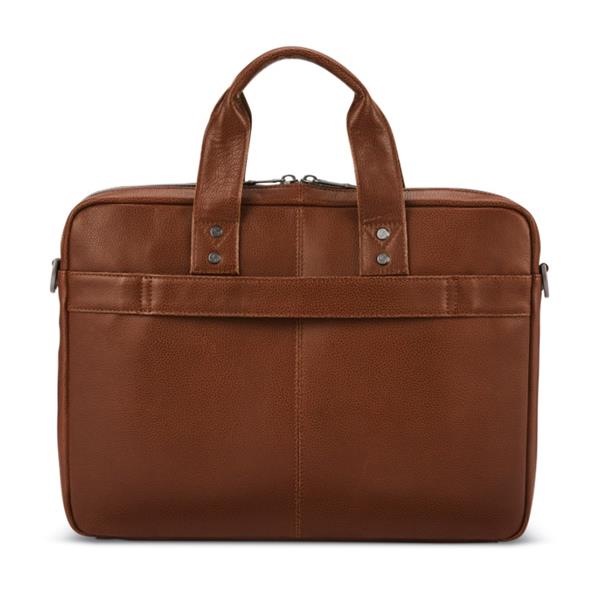 SAMSONITE Classic Leather 15.6" Slim Brief, cognac