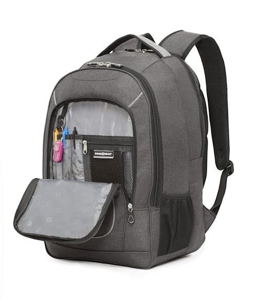 Swiss Gear 17.3 Computer Backpack, Dark Grey