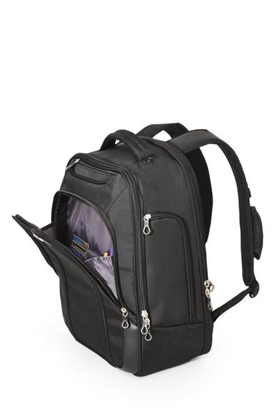 Swiss Gear 17.3" Laptop and Tablet Backpack, Black