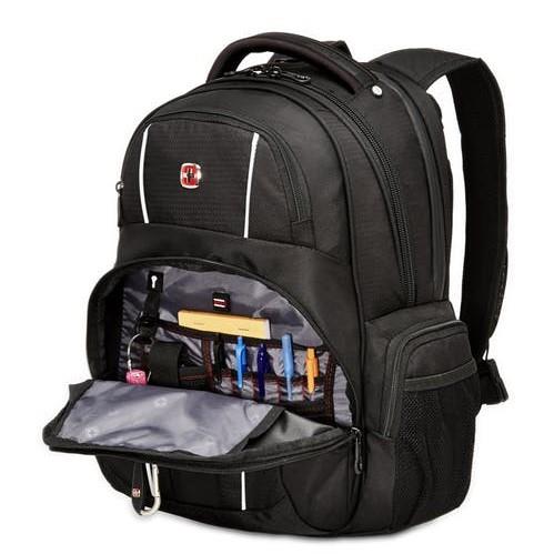 Swiss Gear 17.3 Computer Backpack With USB Port, Black