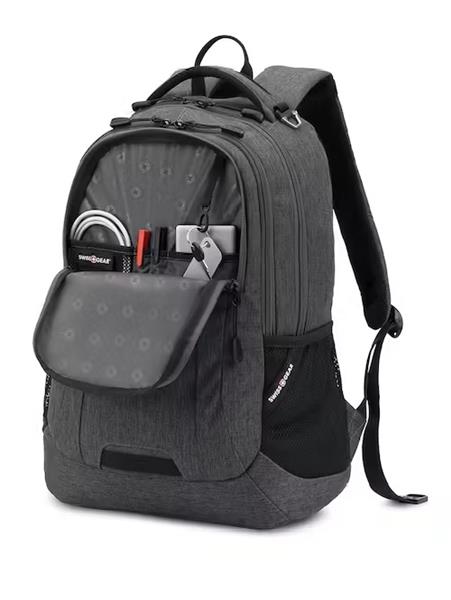 Swiss Gear 15.6" Computer and Tablet Backpack, Dark Grey