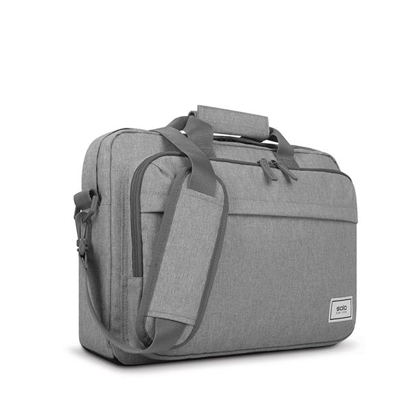 SOLO 15.6'' RE:NEW Briefcase, Gray