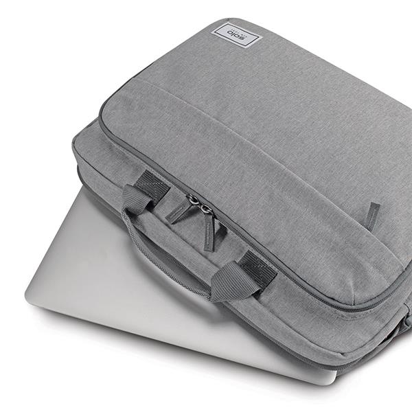 SOLO 15.6'' RE:NEW Briefcase, Gray