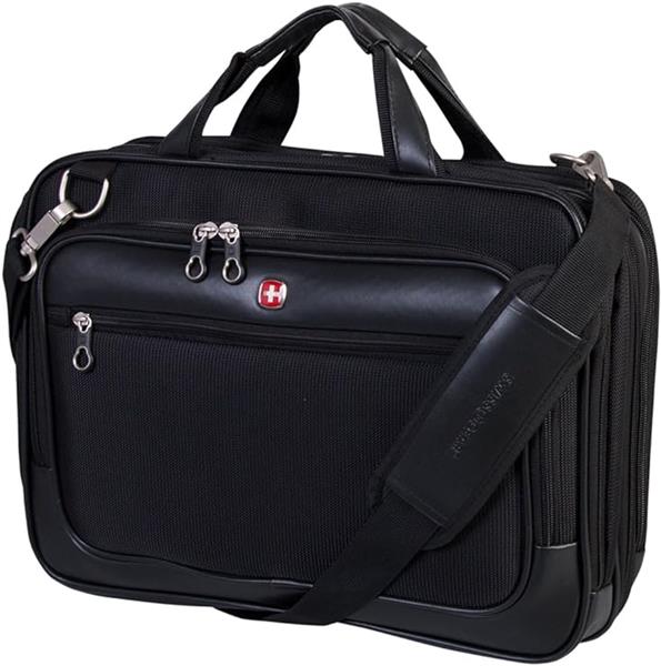 Swiss Gear ScanSmart 17.3" Top-Load Laptop Bag, Black