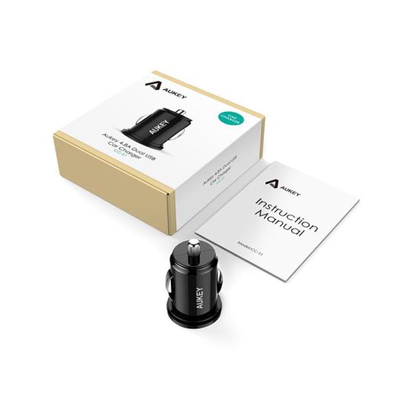 Aukey Dual USB-A 24W Car Charger