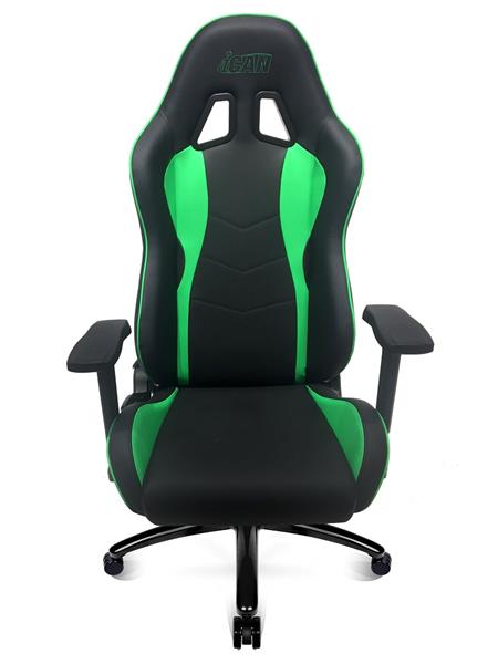 iCAN E-Gaming Series Chair - Black & Green | Canada Computers & Electronics