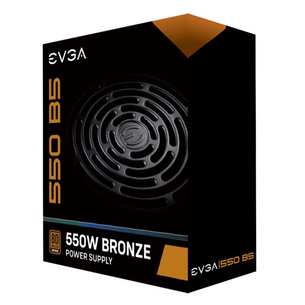 EVGA 550 B5, 80 Plus BRONZE 550W, Fully Modular Power Supply