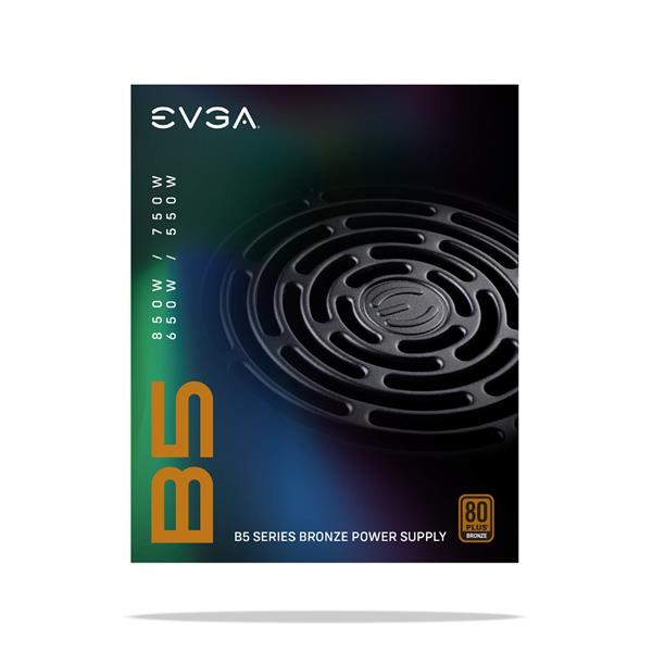EVGA 550 B5, 80 Plus BRONZE 550W, Fully Modular Power Supply