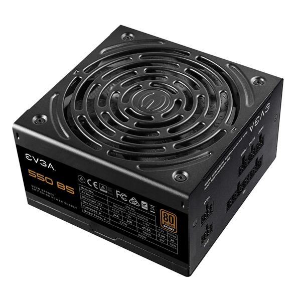 EVGA 550 B5, 80 Plus BRONZE 550W, Fully Modular Power Supply