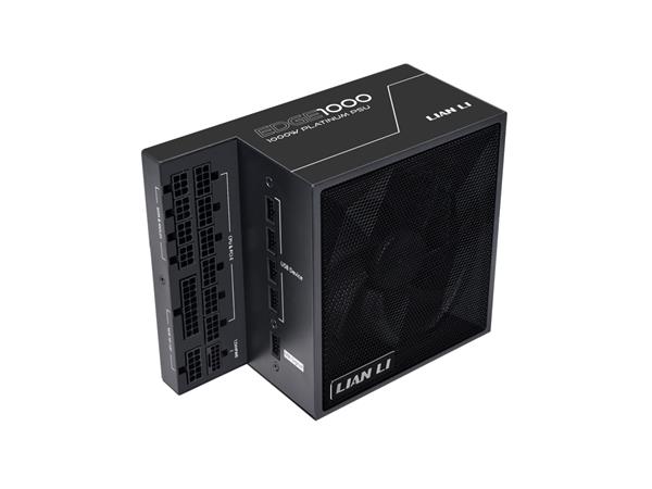 LIAN LI T-Shape design 1000W ATX V3.1 80+ platinum Full Modular, Black(Open Box)