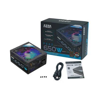 AZZA PSAZ-650W-ARGB, 650W ATX Gaming Power Supply