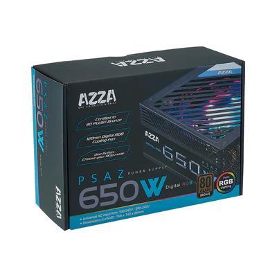 AZZA PSAZ-650W-ARGB, 650W ATX Gaming Power Supply